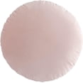 thumbnail image 1 of Solid Color Round Throw Pillow Sham, Round Pillow Covers for Home Decoration, Soft Warm Pillow Case (Pink), 1 of 1