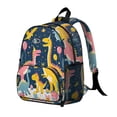thumbnail image 2 of Cute Dinosaur Pattern Backpack Backpack for School,Cute School Bag,Schoolbag with Adjustable Shoulder Straps & Padded Back,13.8"x11.4"x6", 2 of 6