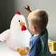 thumbnail image 5 of Muñeca de peluche Uniwirtec Pollo, 28 cm, color blanco, 5 of 9