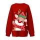 thumbnail image 4 of Sudadera Para Mujer Sudaderas Con Cuello Redondo Mangas Largas A La Moda Estampado de Navidad Tops Sueltos Blusa Odeerbi ODB173899, 4 of 5