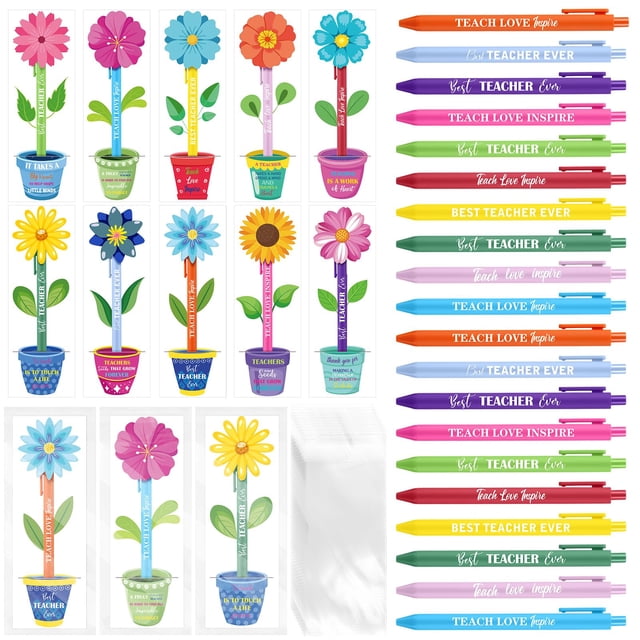 Juego de 50 bolígrafos inspiradores Fuyoooo, regalo para profesores