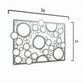 thumbnail image 2 of Stainless Steel Metal Wall Decor in Metallic Silver Finish - Art Bubbles, 2 of 3