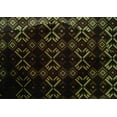 thumbnail image 4 of oneOone Cotton Silk Fabric Ethnic Geometric Flame Stitch_Printed Craft Fabric BTY 42 Inch Wide, 4 of 4