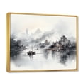 thumbnail image 2 of Designart "Ancient Kong City 15th Century Urban Landscape I" Hong Kong Floater Framed Canvas Art Print, 2 of 7