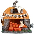 thumbnail image 3 of Northlight LED Lighted Pumpkin Village Halloween Decoration - 7", 3 of 10