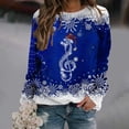 thumbnail image 1 of Chandails d'Automne d'Hiver Grande Taille pour Femmes Chandails de Noël pour Femmes Arbre de Noël Suéter Navideño Mujer Mignon Col Rond Chandails à Capuchon Amusants, 1 of 4