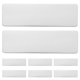 thumbnail image 1 of 10 Uds. Etiquetas de nombres de Metal en blanco placa con nombre de acero inoxidable para puertas y escritorios de oficina para grabado Ideal para entornos profesionales, 1 of 6