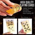 thumbnail image 3 of Premium Poker Gold Deck Of Waterproof Playing Cards For Adult - Flexible Pvc Plastic Gold Playing Card | High-Grade & Long-Lasting Poker Card With Much Better Look | Use For Party Game, 3 of 5