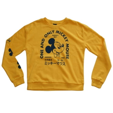 Mighty Fine Women's Disney Mickey Mouse Pullover Medium Sweatshirt