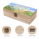 thumbnail image 3 of Adivina Cuánto Te Quiero Caja Organizadora de Madera Rústica - Caja Decorativa Multifuncional para Escritorio, Hogar, Oficina, Joyas y Manualidades, 3 of 6