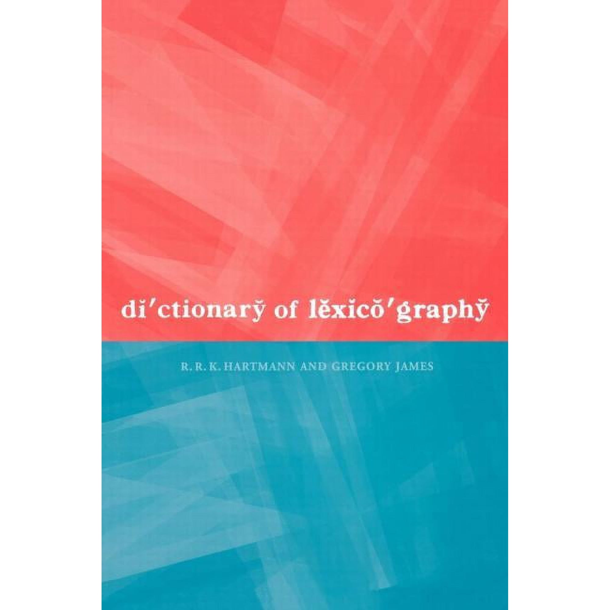Dictionary of Lexicography, (Paperback)