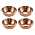 thumbnail image 1 of Yuedong 4pcs Sauce Dish Appetizer Serving Tray Stainless Steel Sauce Dishes Spice Plates Kitchen Supplies Plates Spice Dish Plate, 1 of 13