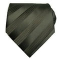 Scott Allan Mens Black Tie Standard Size 3.3" Adult Necktie