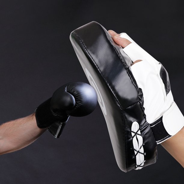 Equipo de entrenamiento deportivo con almohadilla para patadas de mano de lucha transpirable con objetivo de mano de 5 dedos