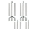 thumbnail image 6 of 4Pcs Table Feet M10 Alloy Metal Furniture Legs for Beds Coffee Tables Couch Argent 25cm, 6 of 7