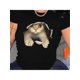 thumbnail image 1 of Women's Cat Print Round Neck Tee, Summer Clothes Women, Vintage Graphic Tees, Casual Cute Graphic Short Sleeve T-shirt for Summer, T Shirts for Women, Women's Top for Daily Wear Cotton Fabric, 1 of 7