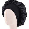 thumbnail image 2 of ITFABS Baby Unisex Bath Shower Caps, Solid Color Elastic Wide Brim Sleeping Hat, 2 of 3