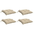 thumbnail image 1 of Juego de 4 cojines Pallet VidaXL, color beige, para uso exterior e interior, 1 of 8