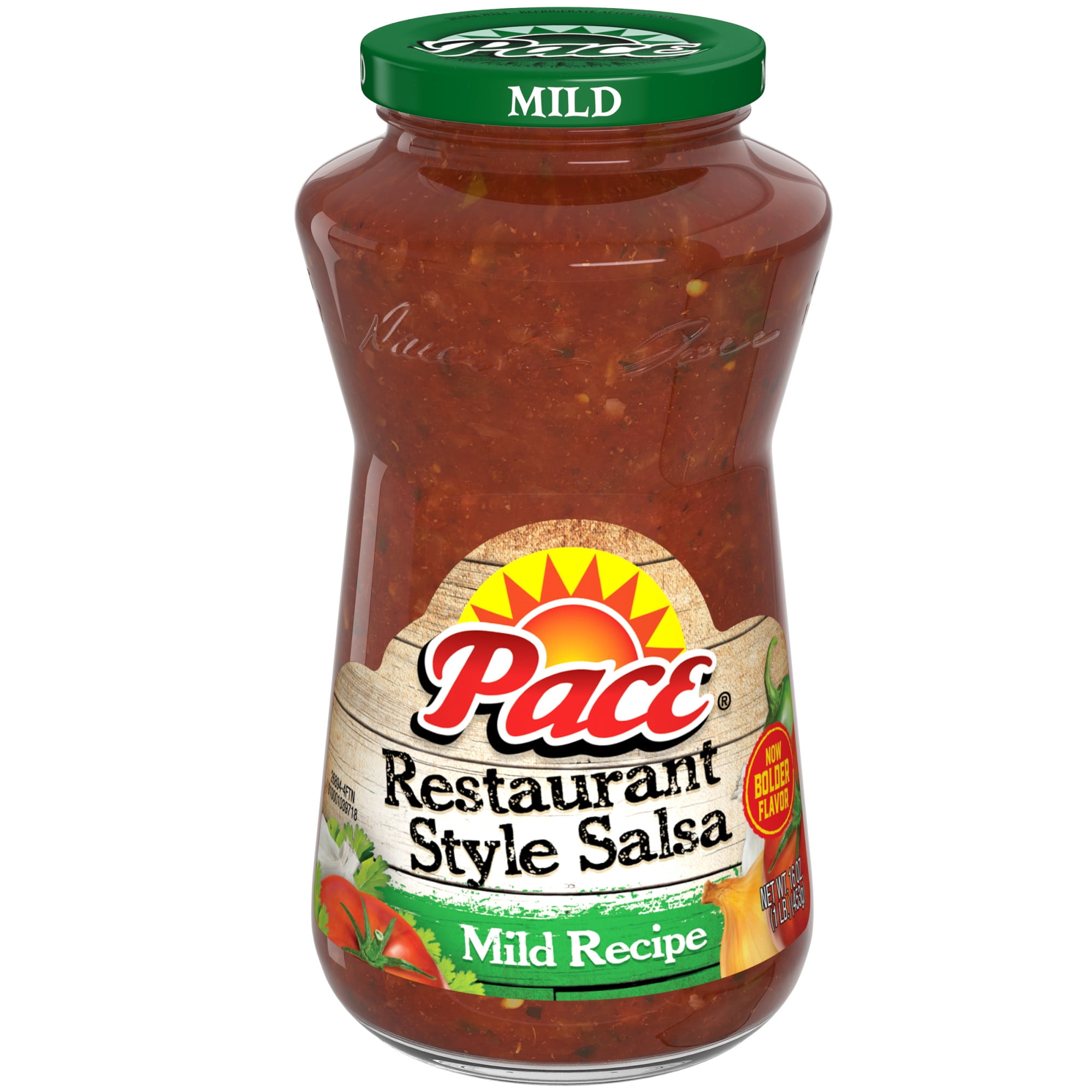 (3 pack) Pace Restaurant Style Mild Salsa, 16 oz Jar