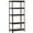 Black, variant on Topeakmart 60''H 5-Tier Metal Boltless Adjustable Storage Shelf, Black