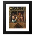 thumbnail image 2 of Jan Steen 12x14 Black Modern Framed Museum Art Print Titled - Rhetoricians at a Window, 2 of 5
