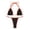 C-Black613, variant on DHFJKG Two Piece Bikini Sets For Women Swimsuits Self Tie Halter Triangle Top With Thong Bottoms Summer Pool Party Trendy Beachwear