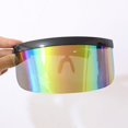 thumbnail image 3 of Sun Protection Anti-Peeping And Anti-Dropping Mask Glasses One-Piece Large-Frame Sunglasses, 3 of 8