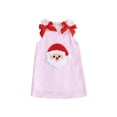 thumbnail image 2 of Toddler Baby Girl Christmas Dress Santa Claus/Gingerbread/Merry Dress Fall Clothes, 2 of 7