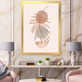 thumbnail image 3 of Designart 'Sun and Moon Shapes In Retro Terracotta Tones II' Modern Framed Art Print, 3 of 4