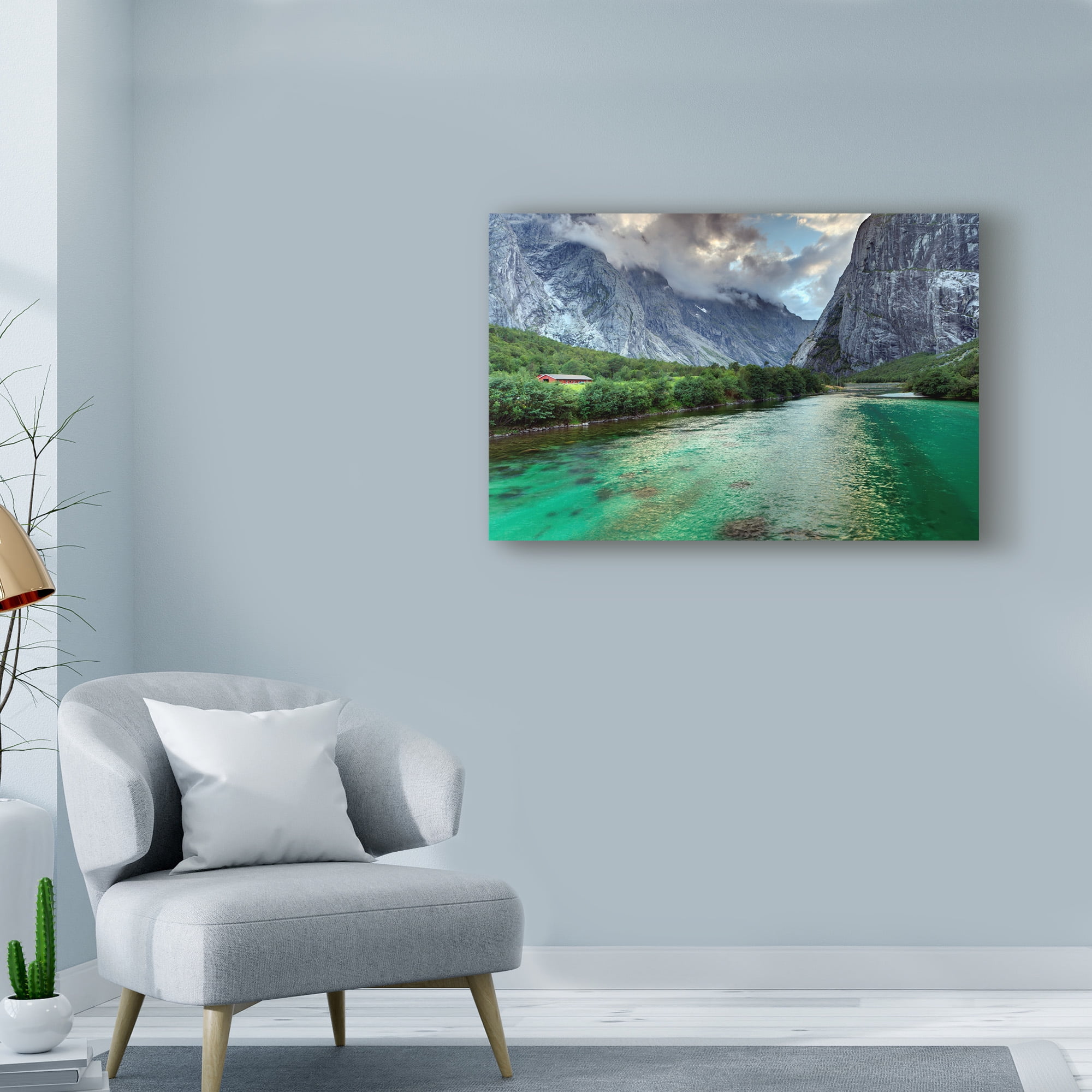 Trademark Fine Art 'Mountain Rustic Norway 34' Canvas Art by Maciej Duczynski