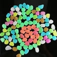 thumbnail image 7 of SPRING PARK 100Pcs Glow In The Dark Stones Pebbles Luminous Garden Aquarium Fish Tank, 7 of 7