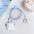 thumbnail image 5 of Funda protectora de cable resistente al desgaste para Iphone (Azul - Animal) Likrtyny Para estrenar, 5 of 5