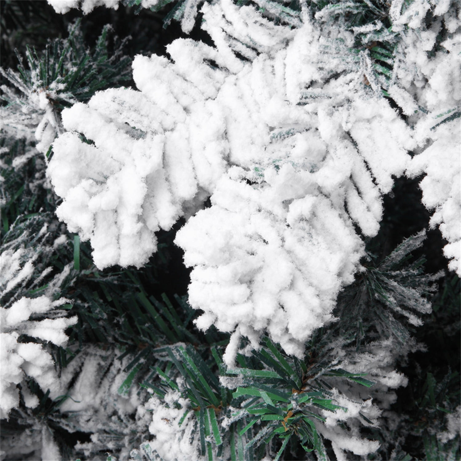 Kepooman 7ft Pvc Flocking Christmas Tree 1300 Branches Spread Out Naturally Tree Kepooman 7ft Pvc Flocking Christmas Tree 1300 Branches Spread Out Naturally Tree