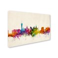 thumbnail image 2 of Trademark Fine Art "Las Vegas Nevada Skyline II" Canvas Art by Michael Tompsett, 2 of 3