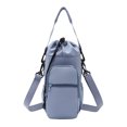 thumbnail image 1 of Hioecau Sac Isotherme pour Bouteille d'Eau Sangle Réglable Sac à Cordon pour Randonnée Gym Multiples Poches Pochette pour Téléphone Clés, 1 of 8