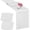White, variant on Elcoho 12 Pack Satin Table Runners 12 x 108 Inch Rectangle Pastel Rainbow Silk Table Runner for Spring Easter Birthday Wedding Banquet Party Decoration