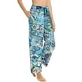 thumbnail image 2 of Vaporeon Women's Pajama Pants, Ultra-soft Comfortable Casual Lounge Pants, Graphic Printed Sleep Bottoms With Drawstring, 2 of 8