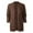 Brown, variant on jsaierl Mens Cardigan Sweater Long Sleeve Knit Sweater Solid Casual Open Front Soft Mid-Length Sweater Jacket Top with Pockets