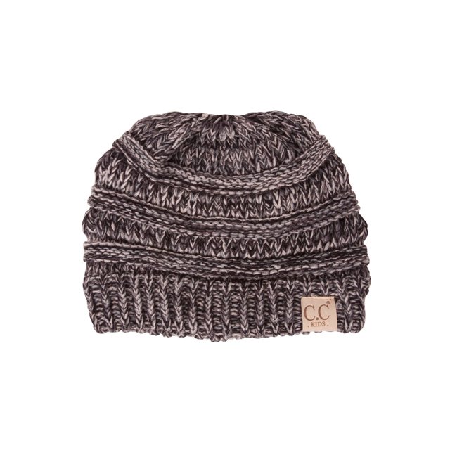 Gravity Threads Kids Soft Beanie - Black/Grey