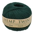 thumbnail image 1 of Hemp Twine Ball Hunter Green 1mm, 1 of 2