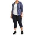 thumbnail image 4 of Athletic Works Women's and Women's Plus Active Dri-Works Capri Leggings, Sizes S-5X, 4 of 4