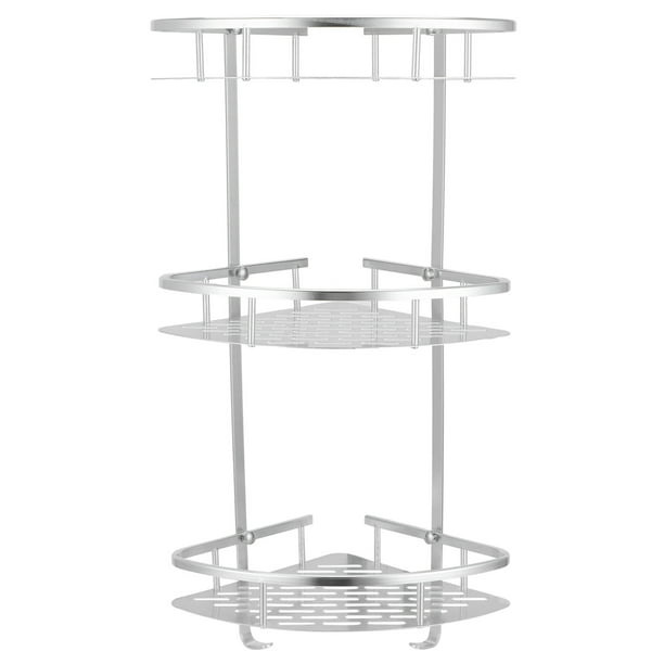 3 Tiers Corner Shower Shelf Wall Mounted Shower Organizer Storage Rack