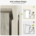 thumbnail image 7 of Dresser for Bedroom with 6 Drawers, Wood Drawer Dresser Chest of Drawers for Closet, Living Room, Hallway, Nursery, Kids Bedroom, Grey, 7 of 7