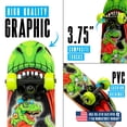 thumbnail image 4 of Mini Cruiser Skateboard for Kids and Teens – Lightweight 22" Maple Deck – Smooth 50mm Wheels – Locker Board for School, Travel, and Campus – Madd Gear Skateboard, 4 of 10