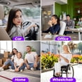 thumbnail image 3 of Gel seat cushion, suitable for long periods of sitting (large and thick) - back, sciatic nerve pain, coccyx, hips, and tailbone pain relief honeycomb support | seat cushion for office chairs, wheelch, 3 of 4