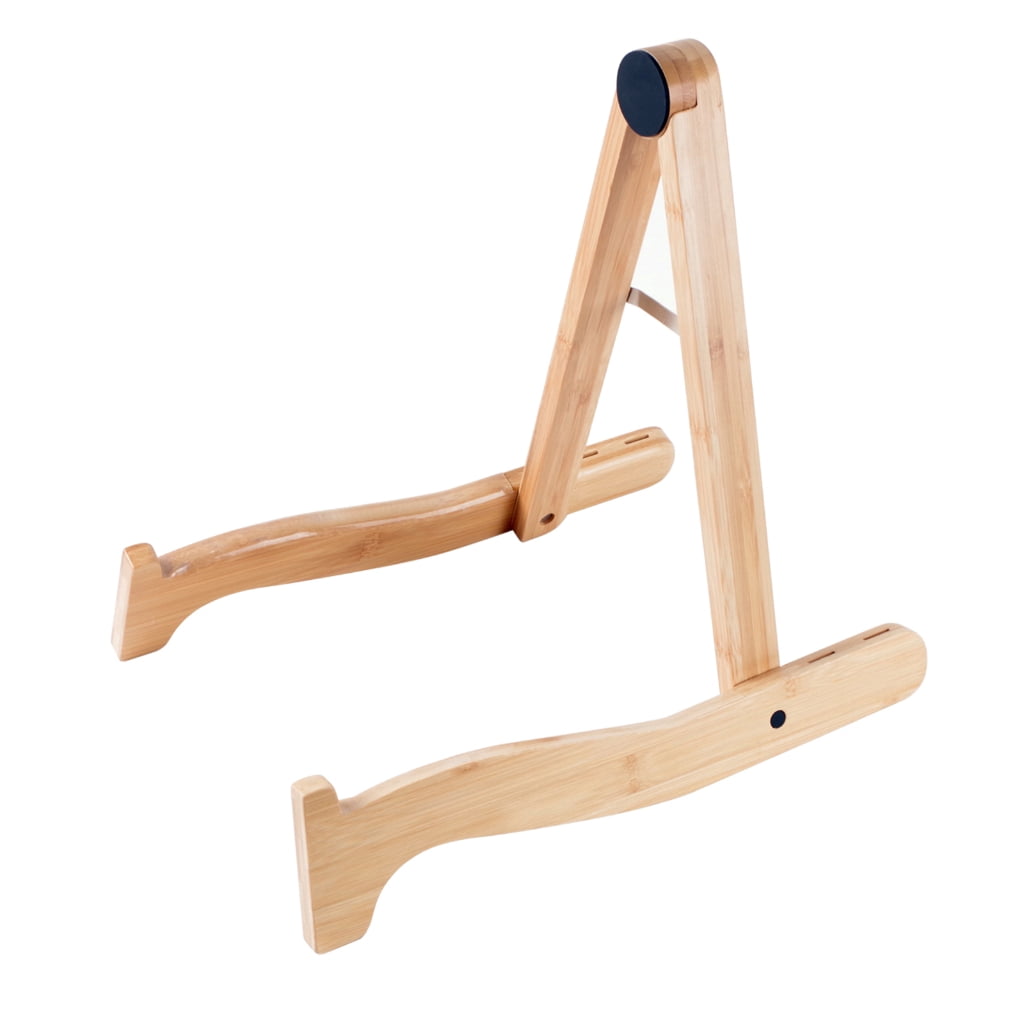 ZPAQI Wood Guitar Stand Ukulele Guitar Holder Base A-Frame Floor Display Instrument