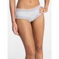 thumbnail image 2 of No Boundaries Lace Trim Cotton Rib Cheeky Panties, 3-Pack, Women's XS-XXXL, 2 of 7