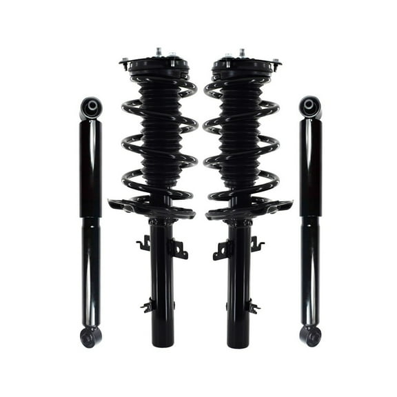 Set Front Quick Complete Strut-Coil Spring-Rear Shock For 2014-2017 Nissan Rogue USA Built