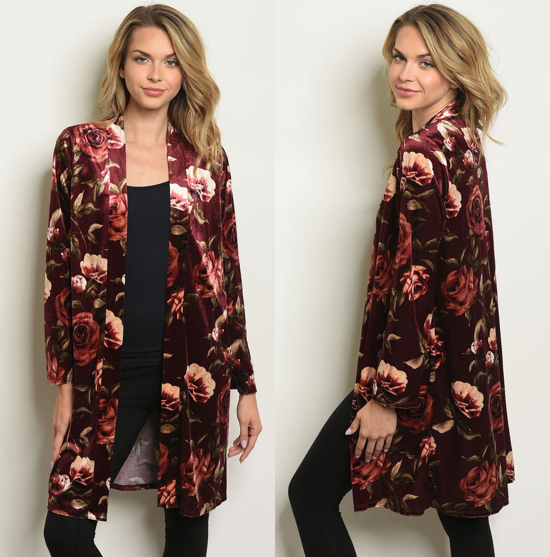 velvet cardigan womens