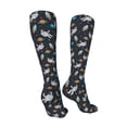 thumbnail image 3 of KLL Space Print Cool Socks Men's Women's Crew Socks Funny Crazy Novelty Stockings, 3 of 8